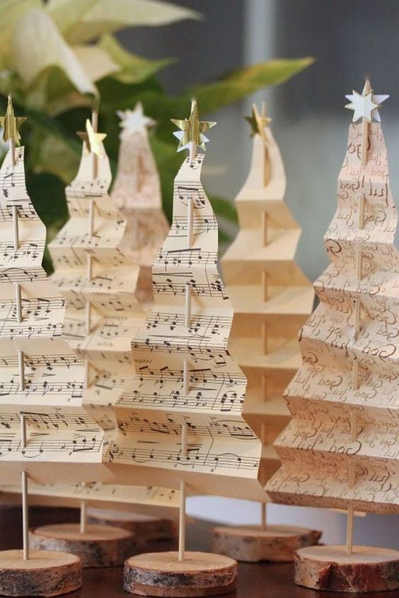 Mini-árvores-de-natal-de-papel-9 | Escola de Música Geração M